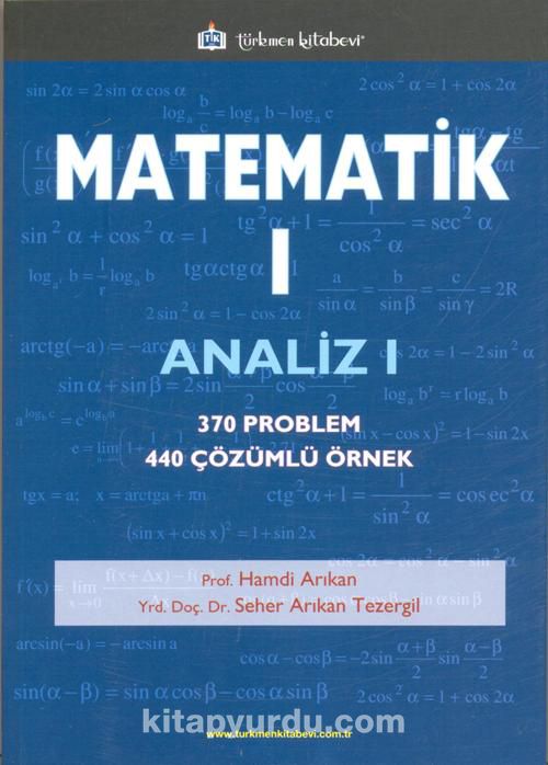 Matematik I Analiz I Prof. Hamdi Ar kan Fiyat Yorumlar