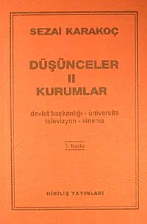 Düşünceler -2 / Kurumlar