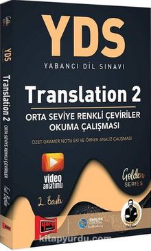 YDS Translation 2 Orta Seviye Renkli Çeviriler Okuma Çalışması