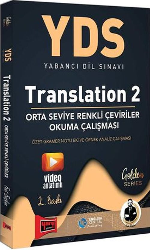 YDS Translation 2 Orta Seviye Renkli Çeviriler Okuma Çalışması