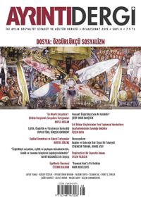 Ayrıntı İki Aylık Sosyalist Siyaset ve Kültür Dergisi Sayı:8 Ocak-Şubat 2015