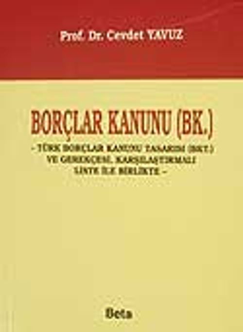 Borçlar Kanunu (Bk.)