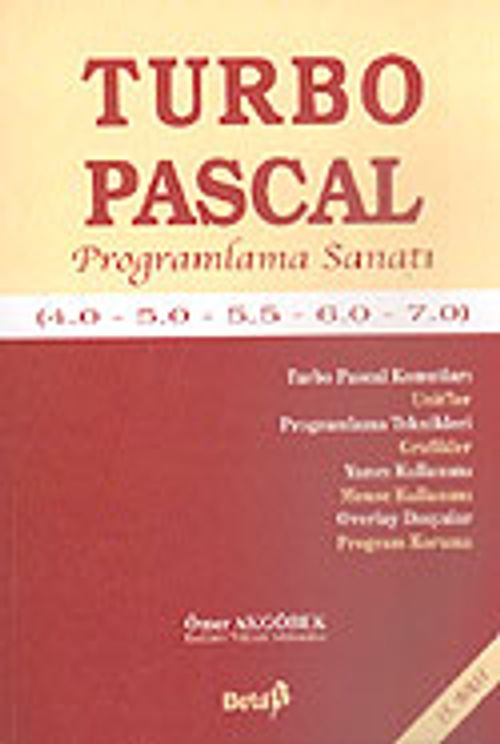 Turbo Pascal İle Programlama Sanatı (4.0-5.0-5.5-6.0-7.0)
