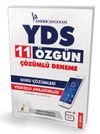 YDS 11 &Ouml;zg&uuml;n &Ccedil;&ouml;z&uuml;ml&uuml; Deneme Sınavı