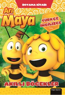 Arı Maya Akıllı Böcekler Boyama Kitabı