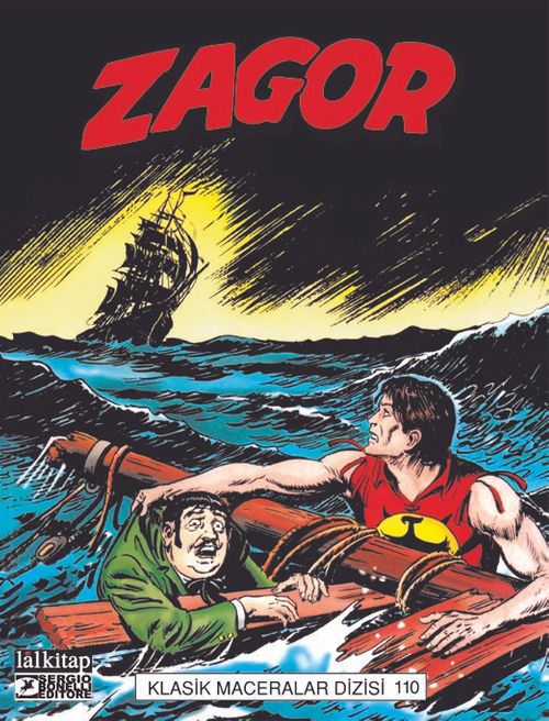 Zagor Klasik Maceralar Cilt: 110 / Kara Gemi-Ay Tanrıçası-Kandrax'ın Dönüşü-Kurban