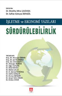 İşletme ve Ekonomi Yazıları Sürdürülebilirlik - Kolektif
