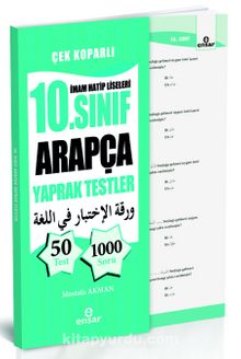 10. Sınıf Arapça Çek Koparlı Yaprak Testler - Mustafa Akman