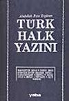 T&uuml;rk Halk Yazını