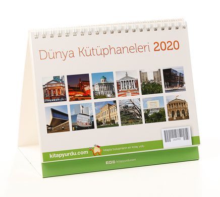 2020 Kitapyurdu Masa Takvimi (Dünya Kütüphaneleri)