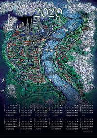 2020 Takvimli Poster - Minyatürler - Nusret Çolpan - Köln