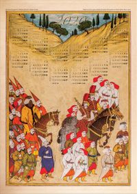 2020 Takvimli Poster - Minyatürler - Surname - Alay Sonu