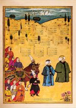 2020 Takvimli Poster - Minyatürler - Surname - Hediye At