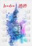 2020 Takvimli Poster - Şehirler - London - Big Ben
