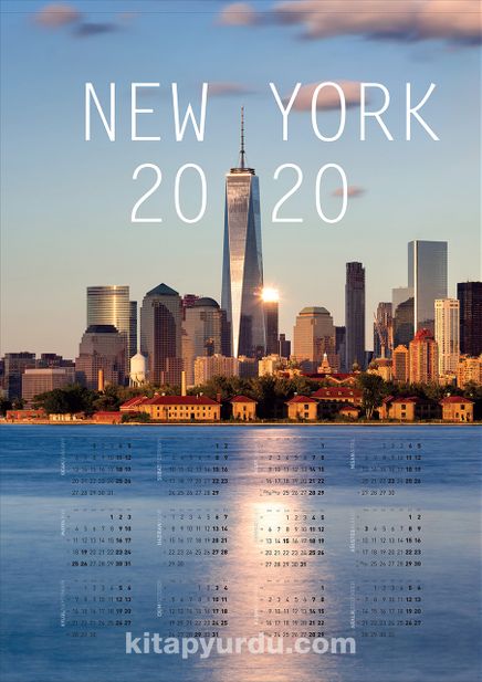 2020 Takvimli Poster - Şehirler - New York