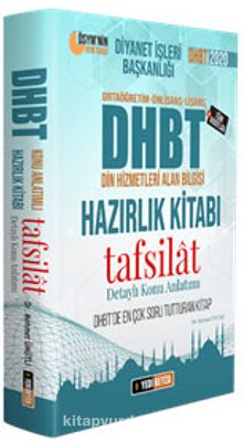 2020 DHBT Tafsilat Konu Anlatımlı Hazırlık Kitabı