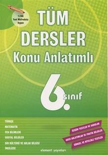 6. Sınıf Konu Anlatımlı Tüm Dersler