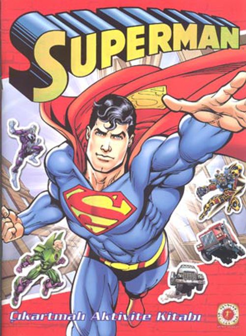 Superman / Çıkartmalı Aktivite Kitabı