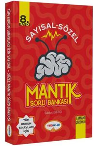 2020 Tüm Kurum Sınavları İçin Sayısal Sözel Mantık Tamamı Çözümlü Soru Bankası