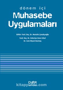 Dönem İçi Muhasebe Uygulamaları - Dr. Cem Niyazi Durmuş