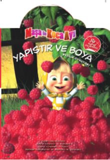 Maşa ile Koca Ayı / Yapıştır Boya - Evcilik Oynuyor