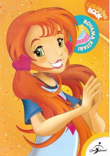 Coloring Book Boyama  Kitabı / Kumral Kız