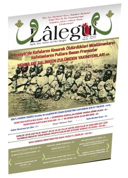 Lalegül Aylık İlim Kültür ve Fikir Dergisi Sayı:24 Şubat 2015