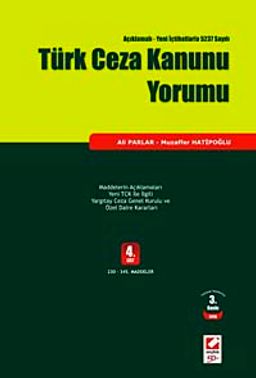 Türk Ceza Kanunu Yorumu (4 Cilt)