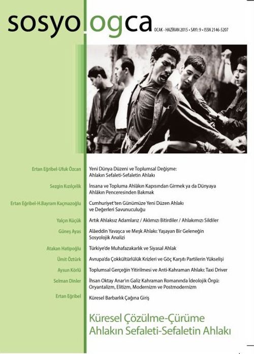 Sosyologca Dergisi Sayı:9 Ocak-Haziran 2015