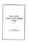 Vakan&uuml;vis Ahmed L&uuml;tfi Efendi Tarihi (XI.cilt)