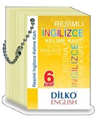 6. Sınıf Resimli İngilizce Kelime Kartı