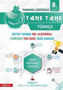 8.Sınıf Türkçe Soru Bankası Tamamı Çözümlü