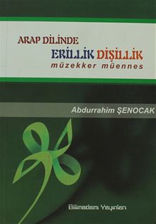Arap Dilinde Erillik Dişillik Müzekker Müennes