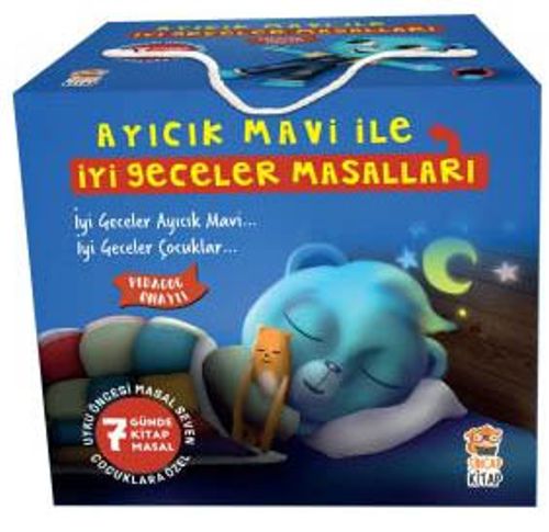 Ayıcık Mavi ile İyi Geceler Masalları Seti (7 Kitap)