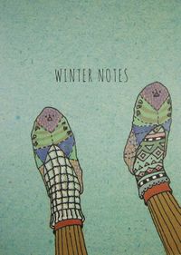 Winter Notes (El Yapımı Defter-Küçük Boy)