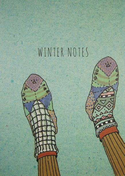 Winter Notes (El Yapımı Defter-Küçük Boy)
