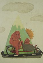 Bisikletli Canavar  (El Yapımı Defter-Küçük Boy)