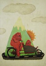 Bisikletli Canavar (El Yapımı Defter-Büyük Boy)