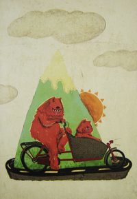 Bisikletli Canavar (El Yapımı Defter-Büyük Boy)