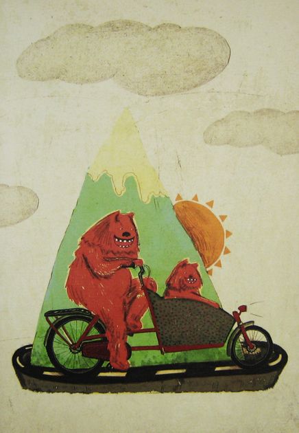 Bisikletli Canavar (El Yapımı Defter-Büyük Boy)