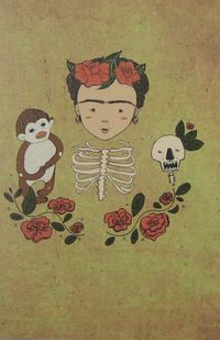 Frida (El Yapımı Defter-Büyük Boy)