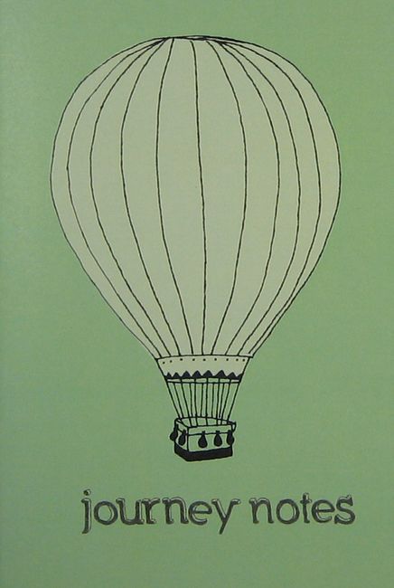 Journey Notes - Yeşil (El Yapımı Defter-Büyük Boy)