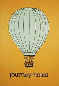 Journey Notes - Sarı (El Yapımı Defter-Büyük Boy)