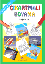 Çıkartmalı Boyama  Taşıtlar - Okul Öncesi