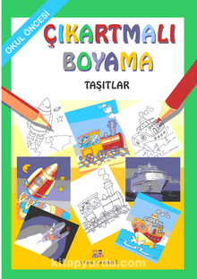 Çıkartmalı Boyama  Taşıtlar - Okul Öncesi - Ramazan Fatih Uysal