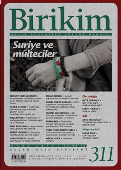 Birikim / Sayı:311 Mart Yıl:2015 / Aylık Sosyalist Kültür Dergisi