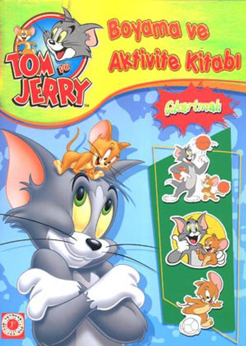 Tom ve Jerry Boyama ve Aktivite Kitabı (Çıkartmalı