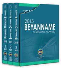 2015 Beyanname Düzenleme Kılavuzu (3 Cilt)
