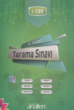 5. Sınıf 6 Adet Tarama Sınavı