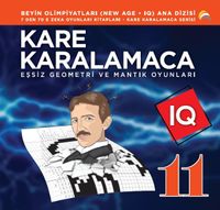 Kare Karalamaca 11 & 7'den 70'e Zeka Oyunları Kitapları  Eşsiz Geometri ve Mantık Oyunları